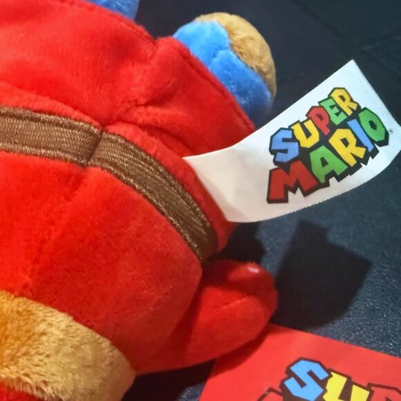 Super Mario SHY GUY Red Enemy 6" Plush Stuffed animal Toy Nintendo w/ Tags - Picture 9 of 13